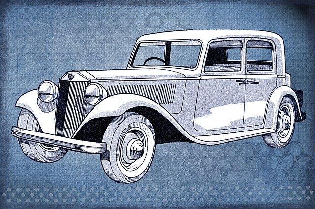 Free download Car Vintage Digital -  free illustration to be edited with GIMP free online image editor