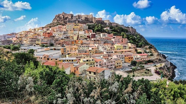 Free download castelsardo sardinia italy vacation free picture to be edited with GIMP free online image editor