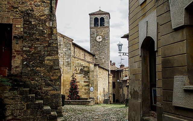 Free download Castle Campanile Church Pieve Di -  free photo or picture to be edited with GIMP online image editor