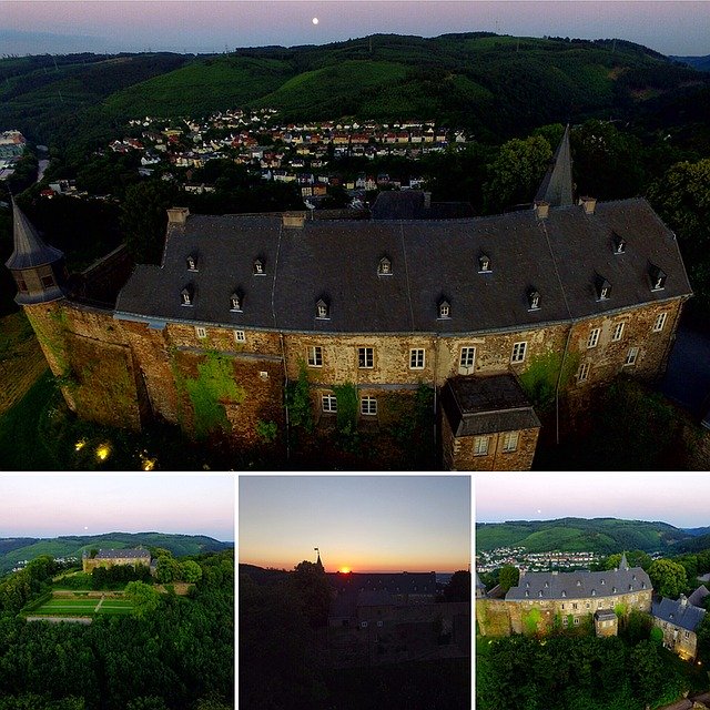 Free download Castle High Limburg Hagen -  free illustration to be edited with GIMP free online image editor