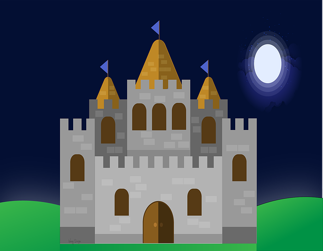 Free download Castle Night Illustrator -  free illustration to be edited with GIMP free online image editor