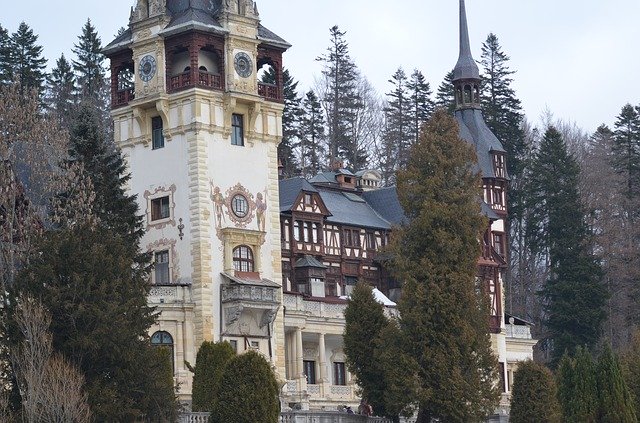 Free download Castle Peles Sinaia -  free photo or picture to be edited with GIMP online image editor
