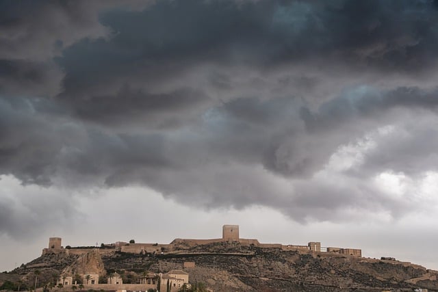 Free download castle storm clouds weather rain free picture to be edited with GIMP free online image editor