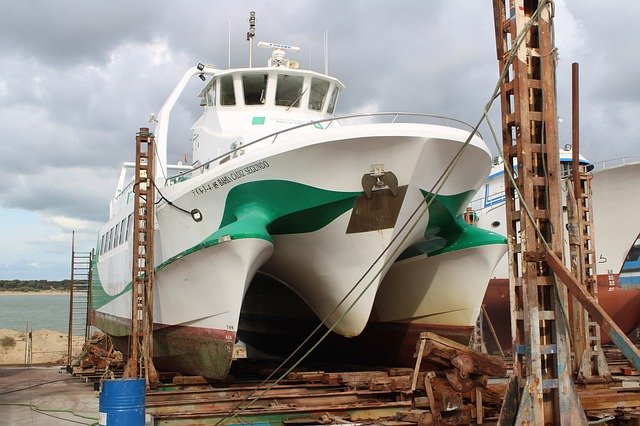 Free download Catamaran Shipyard Sanlucar De -  free photo or picture to be edited with GIMP online image editor