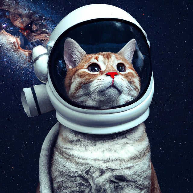 Free download cat astronaut universe spaceman free picture to be edited with GIMP free online image editor