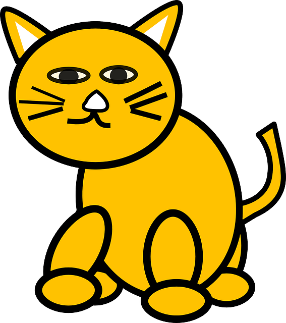 Free download Cat Cartoon Yellow - Free vector graphic on Pixabay free illustration to be edited with GIMP free online image editor