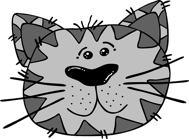 Free download Cat Face Gray - Free vector graphic on Pixabay free illustration to be edited with GIMP free online image editor