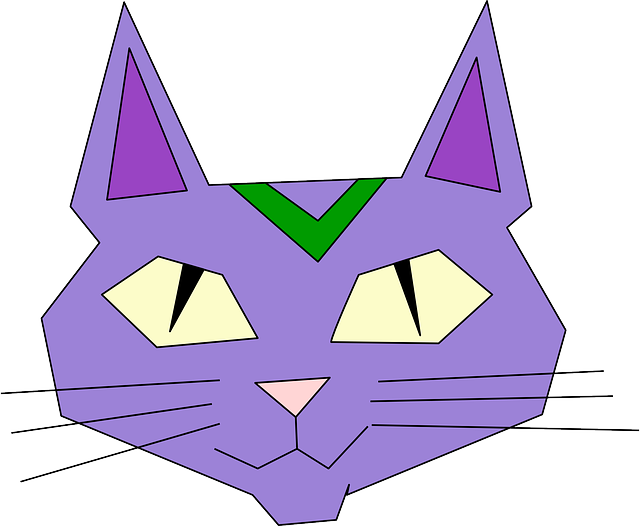 Free download Cat Head Lilac - Free vector graphic on Pixabay free illustration to be edited with GIMP free online image editor