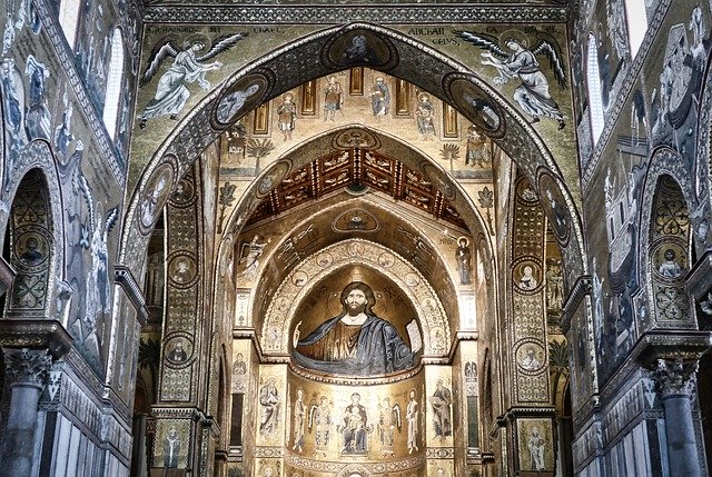 Free download Cathedral Dom Monreale -  free photo or picture to be edited with GIMP online image editor