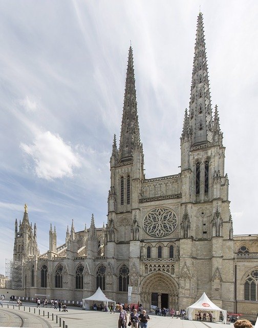 Free download Cathedral France Bordeaux -  free photo or picture to be edited with GIMP online image editor