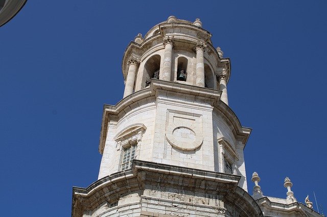 Free download Cathedral Of Cadiz Tower -  free free photo or picture to be edited with GIMP online image editor