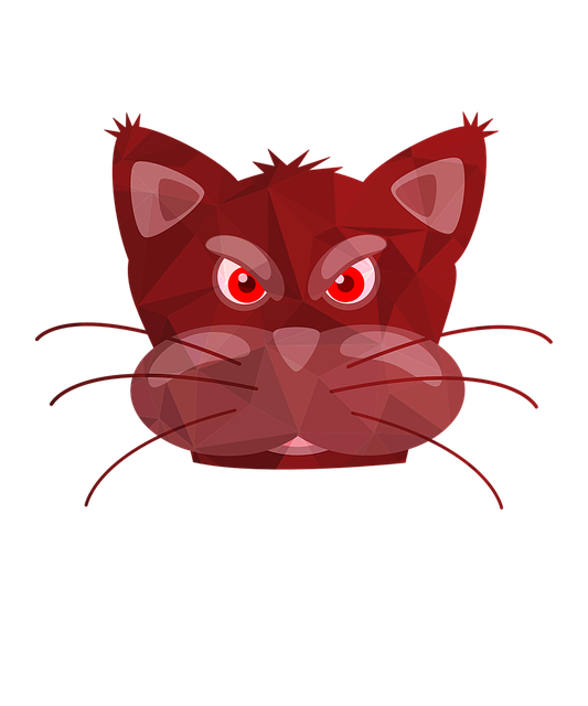 Free download Cats Red Cat Pink Miror -  free illustration to be edited with GIMP free online image editor