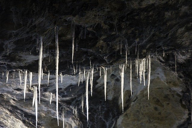 Free download Cave Ice Icicle -  free photo or picture to be edited with GIMP online image editor