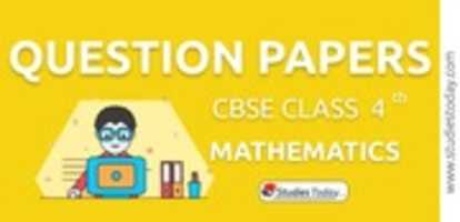 Free download CBSE Class 4 Mathematics Question Papers free photo or picture to be edited with GIMP online image editor