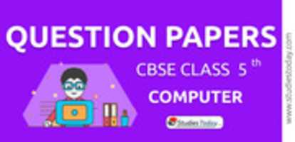 Free download CBSE Class 5 Computer Question Papers free photo or picture to be edited with GIMP online image editor