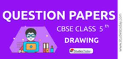 Free download CBSE Class 5 Drawing Question Papers free photo or picture to be edited with GIMP online image editor