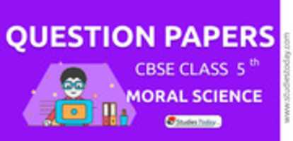 Free download CBSE Class 5 Moral Science Question Papers free photo or picture to be edited with GIMP online image editor