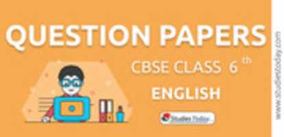 Free download CBSE Class 6 English Question Papers free photo or picture to be edited with GIMP online image editor