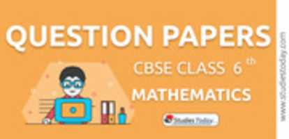 Free download CBSE Class 6 Mathematics Question Papers free photo or picture to be edited with GIMP online image editor