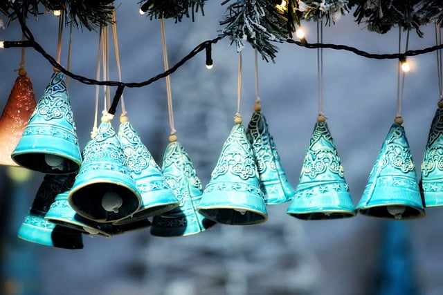 Free download celebration bells christmas blue free picture to be edited with GIMP free online image editor