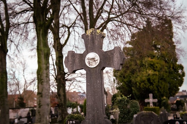 Free download cemetery tombstone crucifix free picture to be edited with GIMP free online image editor