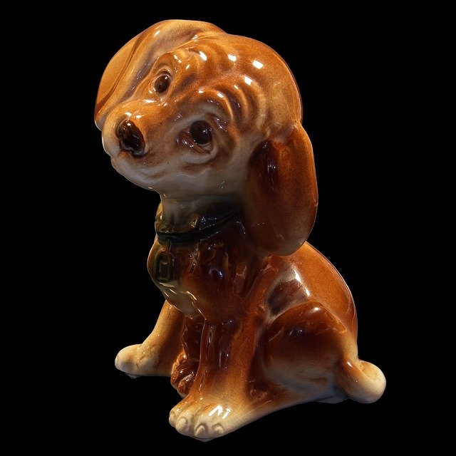 Free download Ceramic Puppy Figurine Porcelain -  free photo or picture to be edited with GIMP online image editor