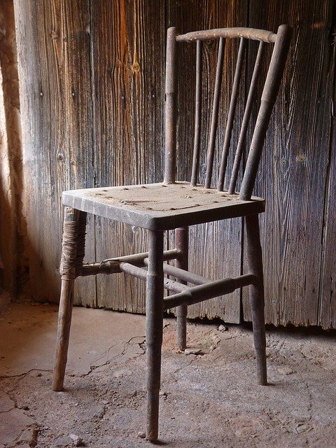 Free download Chair Symbol Loneliness Abandoned -  free photo or picture to be edited with GIMP online image editor