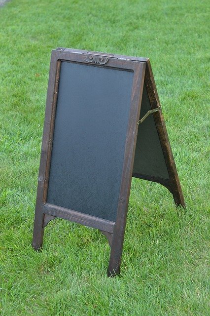 Free download Chalkboard Sign -  free photo or picture to be edited with GIMP online image editor