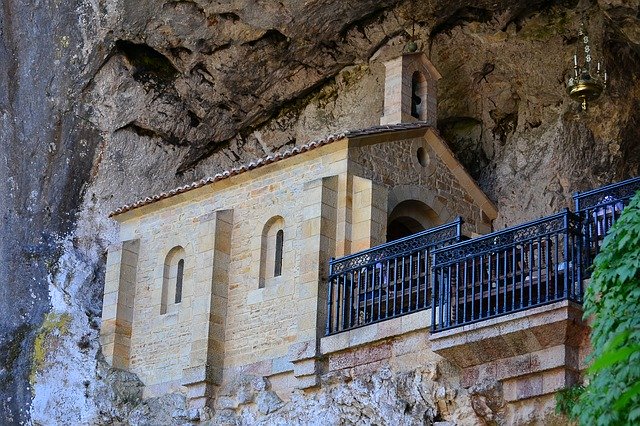 Free download Chapel Covadonga Religion -  free photo or picture to be edited with GIMP online image editor