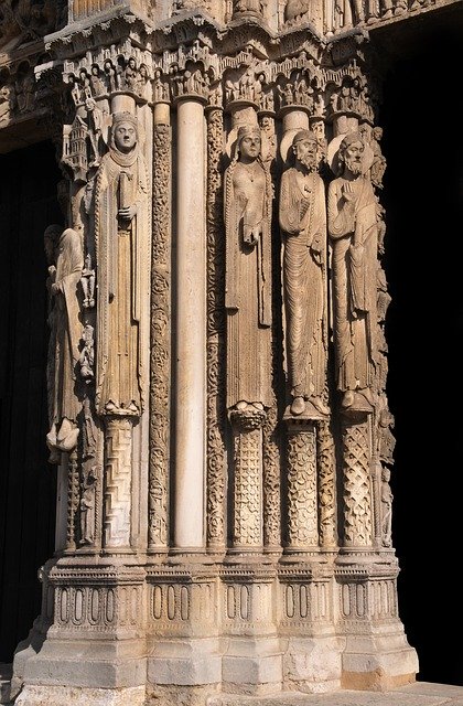 Free download Chartres Cathedral France -  free photo or picture to be edited with GIMP online image editor