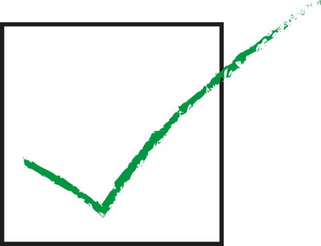 Free download Check Mark Right Rectangle Control - Free vector graphic on Pixabay free illustration to be edited with GIMP free online image editor