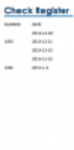 Free download Check Register Template 2 DOC, XLS or PPT template free to be edited with LibreOffice online or OpenOffice Desktop online