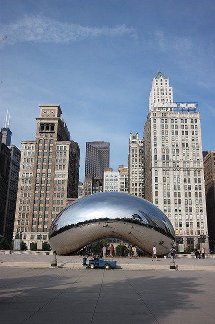 Free download Chicago Cloud Gate -  free photo or picture to be edited with GIMP online image editor