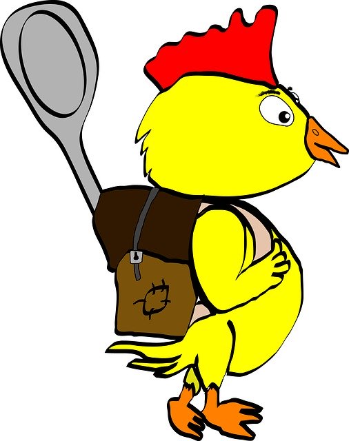 Free download Chick Drawing Adventurer -  free illustration to be edited with GIMP free online image editor