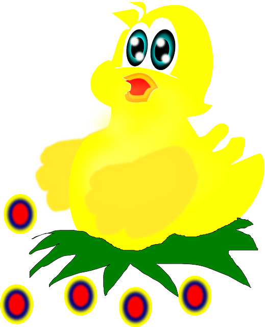 Free download Chick Easter Nest - Free vector graphic on Pixabay free illustration to be edited with GIMP free online image editor