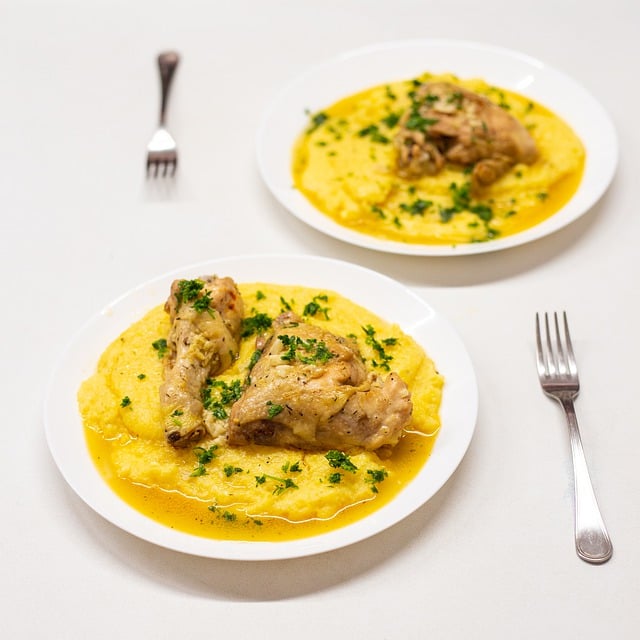 Free download chicken polenta food healthy free picture to be edited with GIMP free online image editor