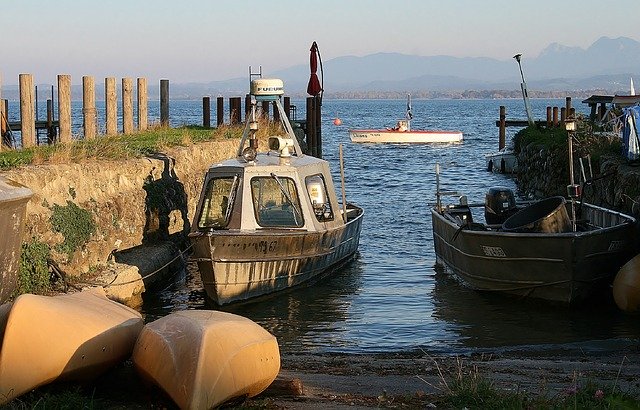 Free download Chiemsee Boat Water -  free photo or picture to be edited with GIMP online image editor