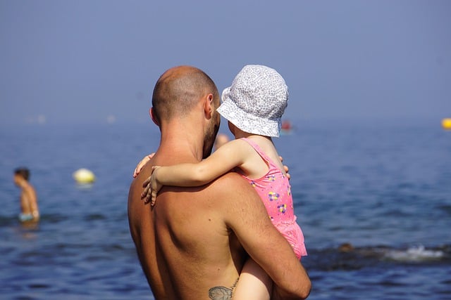 Free download child parent father baby in hands free picture to be edited with GIMP free online image editor