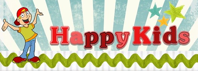 Free download Children Web Banner Happy -  free illustration to be edited with GIMP free online image editor