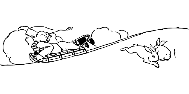 Free download Child Sledding Sledge - Free vector graphic on Pixabay free illustration to be edited with GIMP free online image editor