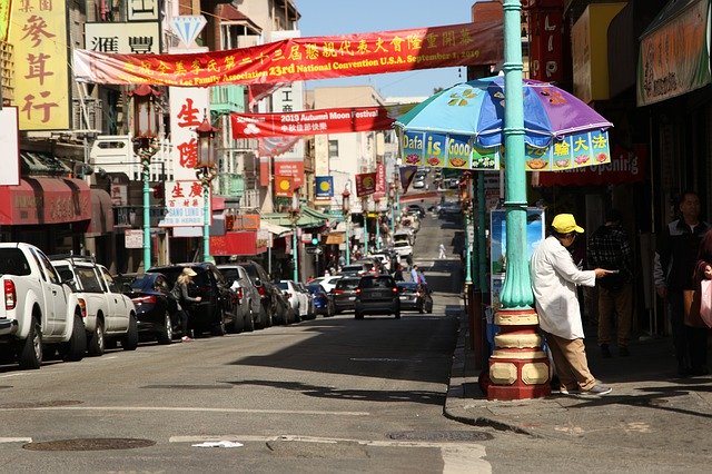 Free download China Town San Francisco Street -  free photo or picture to be edited with GIMP online image editor