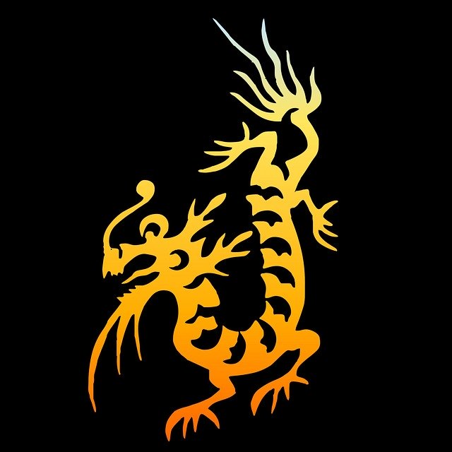 Free download Chinese Dragon Tattoo -  free illustration to be edited with GIMP free online image editor