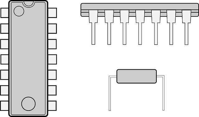 Free download Chip Computer Microchip - Free vector graphic on Pixabay free illustration to be edited with GIMP free online image editor