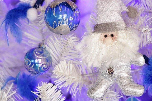 Free download Christmas Background Santa Blue -  free photo or picture to be edited with GIMP online image editor