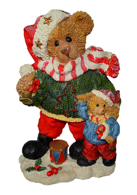 Free download Christmas Figure Teddy -  free illustration to be edited with GIMP online image editor