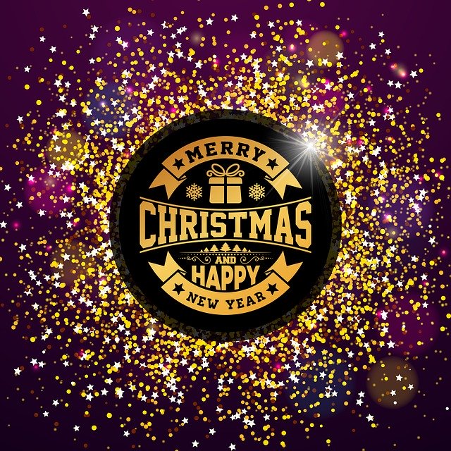 Free download Christmas Golden Labels -  free illustration to be edited with GIMP free online image editor