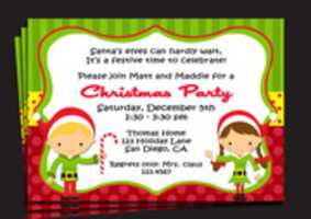Free download Christmas Invitation Template free photo or picture to be edited with GIMP online image editor