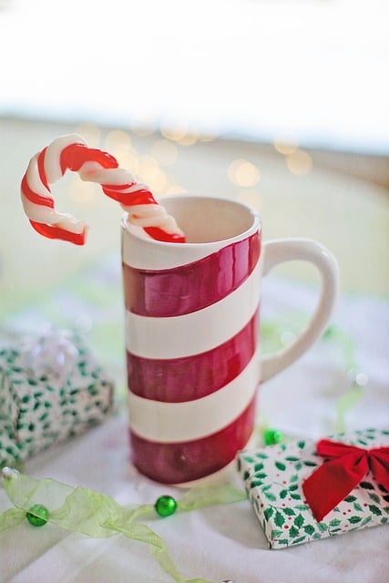 Free download christmas mug peppermint candy cane free picture to be edited with GIMP free online image editor