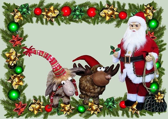 Free download Christmas Santa Reindeer -  free photo or picture to be edited with GIMP online image editor