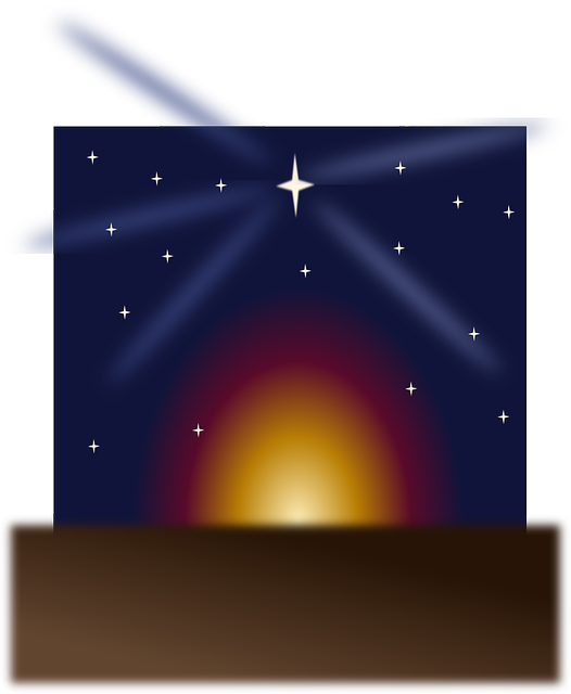 Free download Christmas Star Night - Free vector graphic on Pixabay free illustration to be edited with GIMP free online image editor